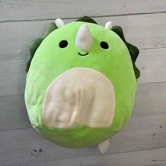 Squishmallows Tristan‎ the Triceratops 10" Stuffed Plush - Picture 1 of 5